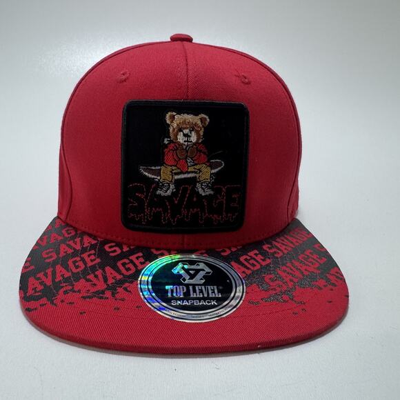 Top Level Blessed Hat Cap Snap Back Patch Praying Hands Embroidered Mens - Picture 10 of 10